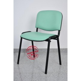 Krzesło konferencyjne ISO skaj zielone